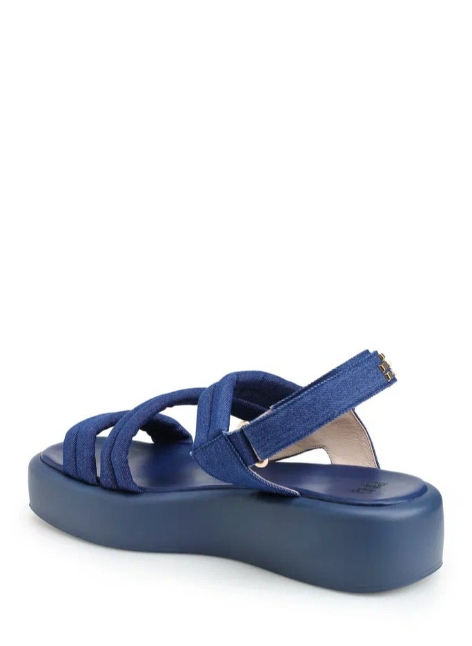 Women's Leather Platform Sandal Decorated With Holnitens Blue - pzsku/ZA483F78348F027B8579DZ/45/_/1694572815/f5592b48-3932-420c-a3fe-e9ae207abfd2