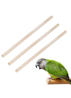 Western Era 'S Avian Haven Wooden Perch: Optimal Foot Health & Comfort For Your Feathered Companions, Ideal For Parakeets, Cockatiels & Small Birds, Crafted From Natural Wood For Durability (Pack Of 3)  - Image 1