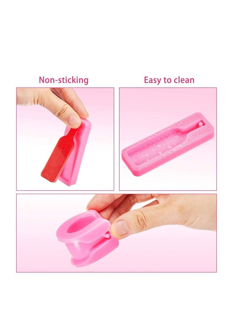 4 Pieces Silicone Keychain Mold Mini Glass Goblet Tumbler Bottle Shape Fondant for DIY Pendant Trinket Luggage Tag Pudding Jelly Shots Desserts Candy Cake - Image 2