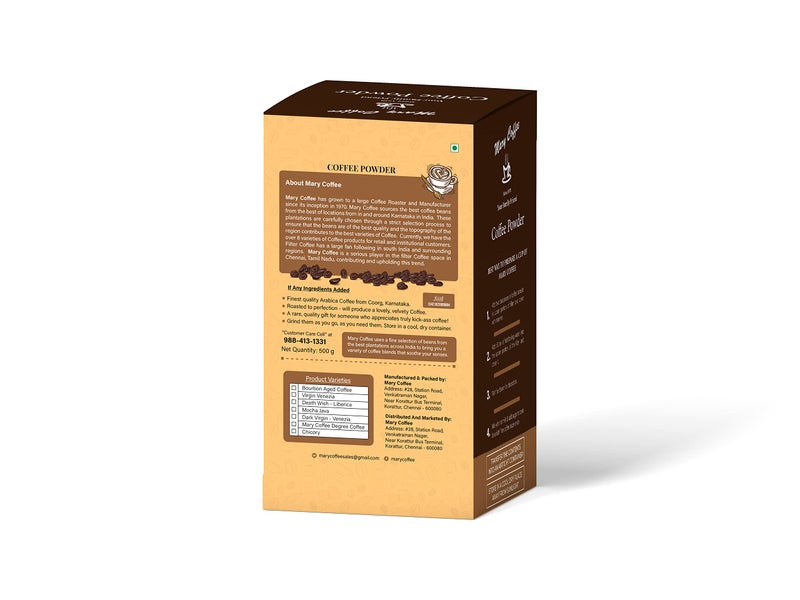 Mary Coffee's Energetic Death Wish-Liberica Coffee of 500 gm pouch (500) - Image 2