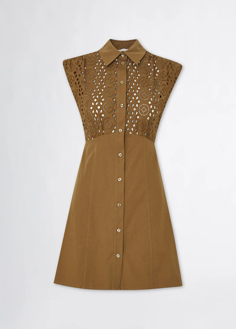 Liu Jo Shirt dress with embroidery