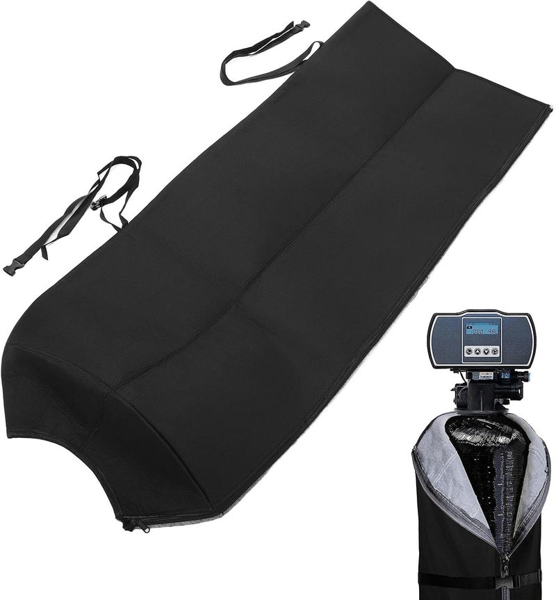 Water Softener Cover, 600D Oxford Fabric All Weather Protection Outdoor Softener Filter Brine Tank Cover for Outside Units (9 * 48in) - Image 1