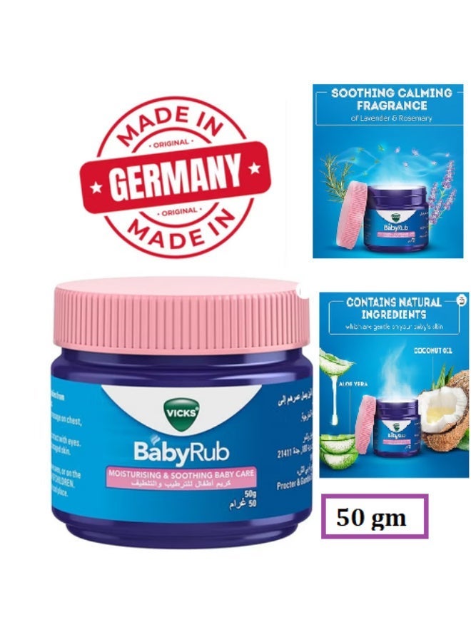 general Vicks Original Germany Made - Baby Rub Balm - Soothing Ointment - 50g - Image 1