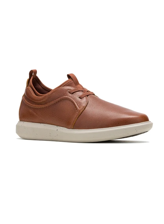 Hush Puppies Hush Puppies NILES OXFORD Men’s Lace-Up Shoe in Cognac - Eco-Friendly Leather Design