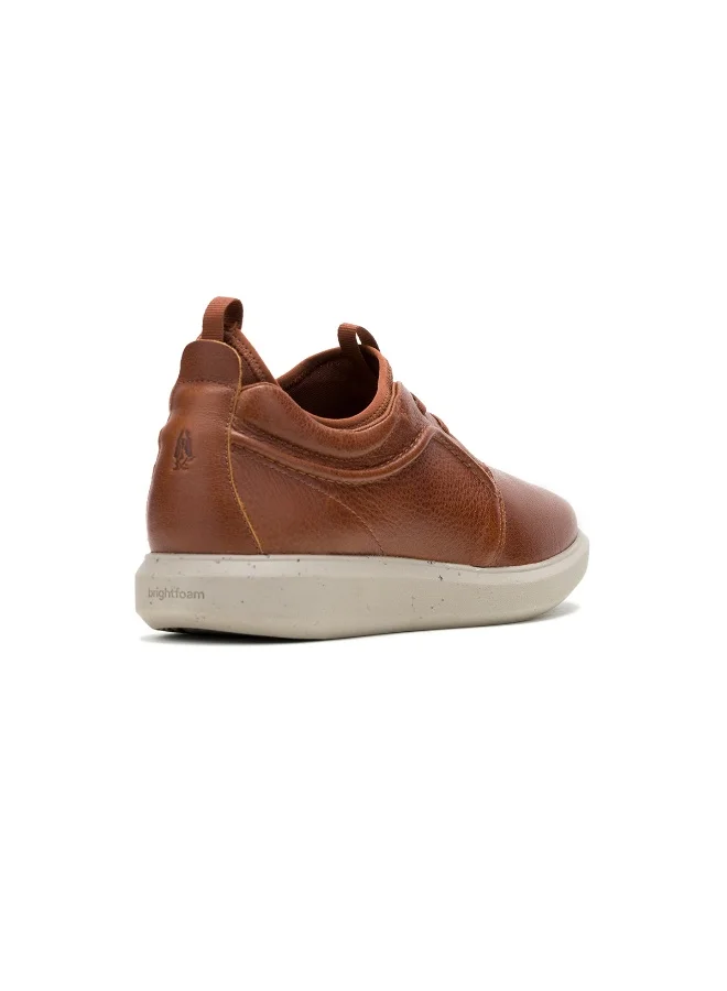 Hush Puppies Hush Puppies NILES OXFORD Men’s Lace-Up Shoe in Cognac - Eco-Friendly Leather Design
