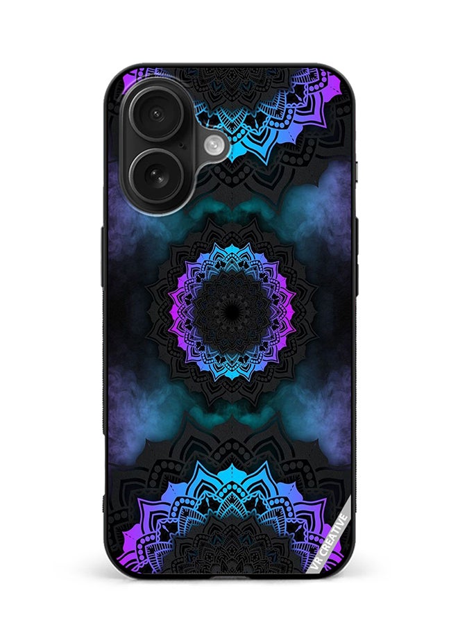 Protective Case Cover For Apple iPhone 16 Plus Mandala Design Multicolour