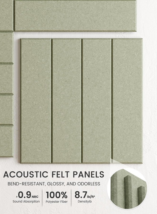 Bumusty Large Felt Bulletin Board 48" x 36" Cork Board Alternative-12 Pack with 70 Safe Removable Adhesive Tabs, Cork Boards for Walls for Home Office Classroom Pin Board-Sage - Image 3