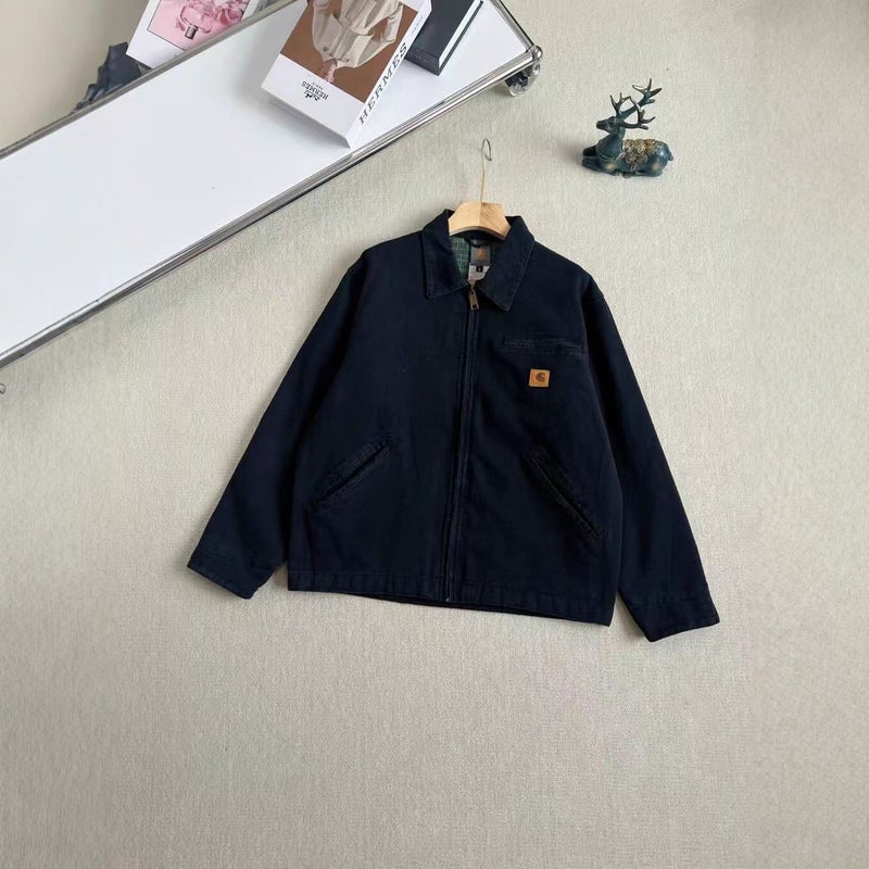 Trendy Brand J97 Canvas American-Style Lapel Work Jacket, Classic Detroit Padded Jacket For Men And Women - Image 3