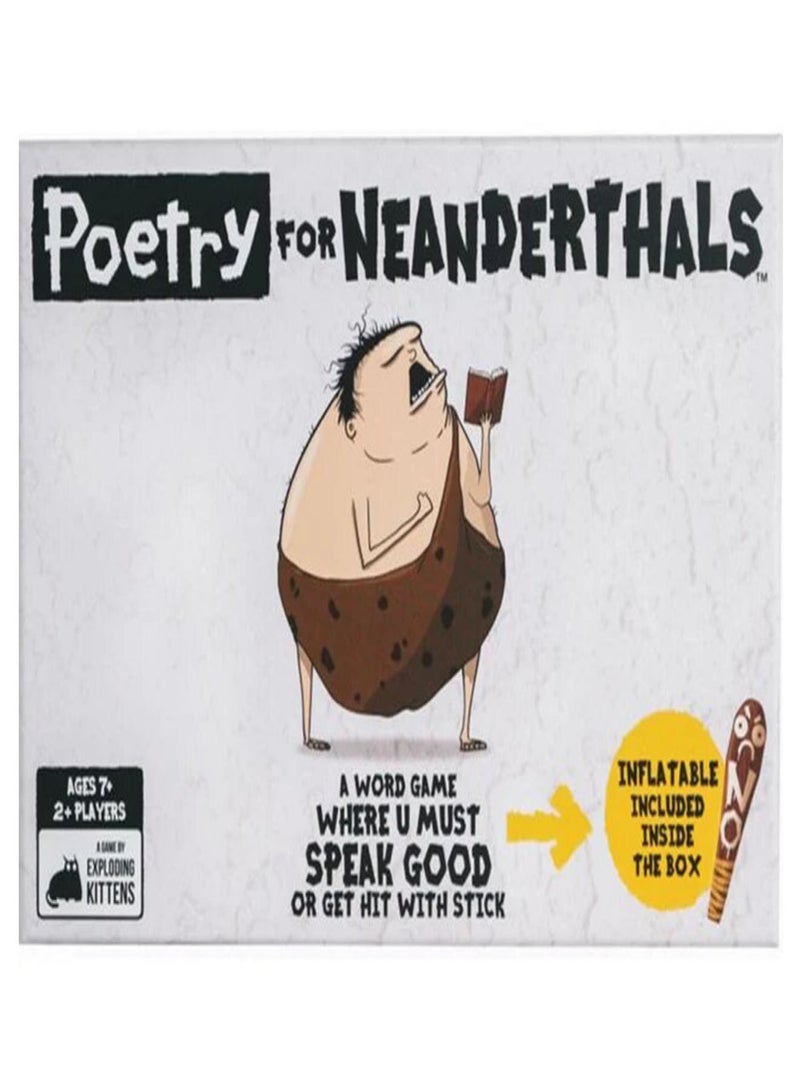 Exploding Kittens Poetry For Neanderthals Card Game - Image 2