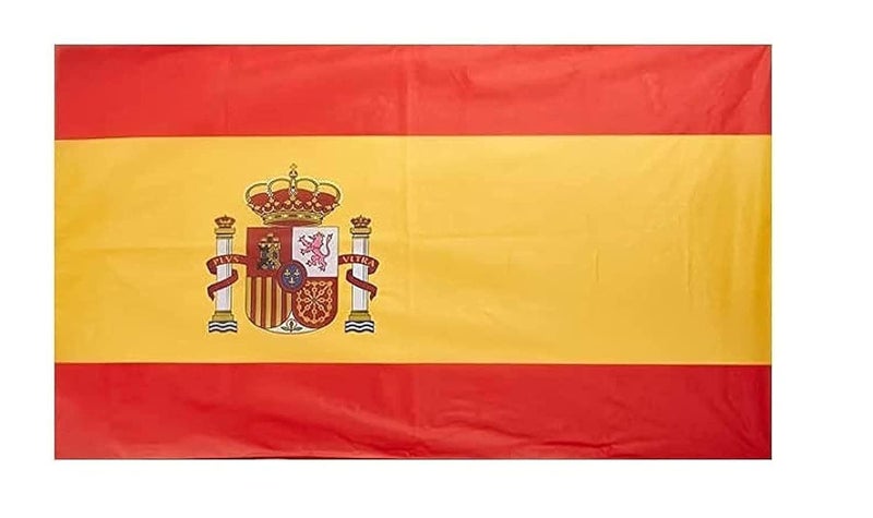 Team Flags & Sports Teams - Spain Flag - Size 35.4" Long by 23.5" Wide