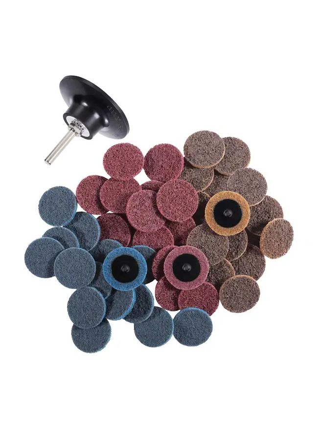 46Pcs Nylon Torque Disc Set 2 Inch Grinding Polishing Discs With 1 4 Inch Tray - Image 1