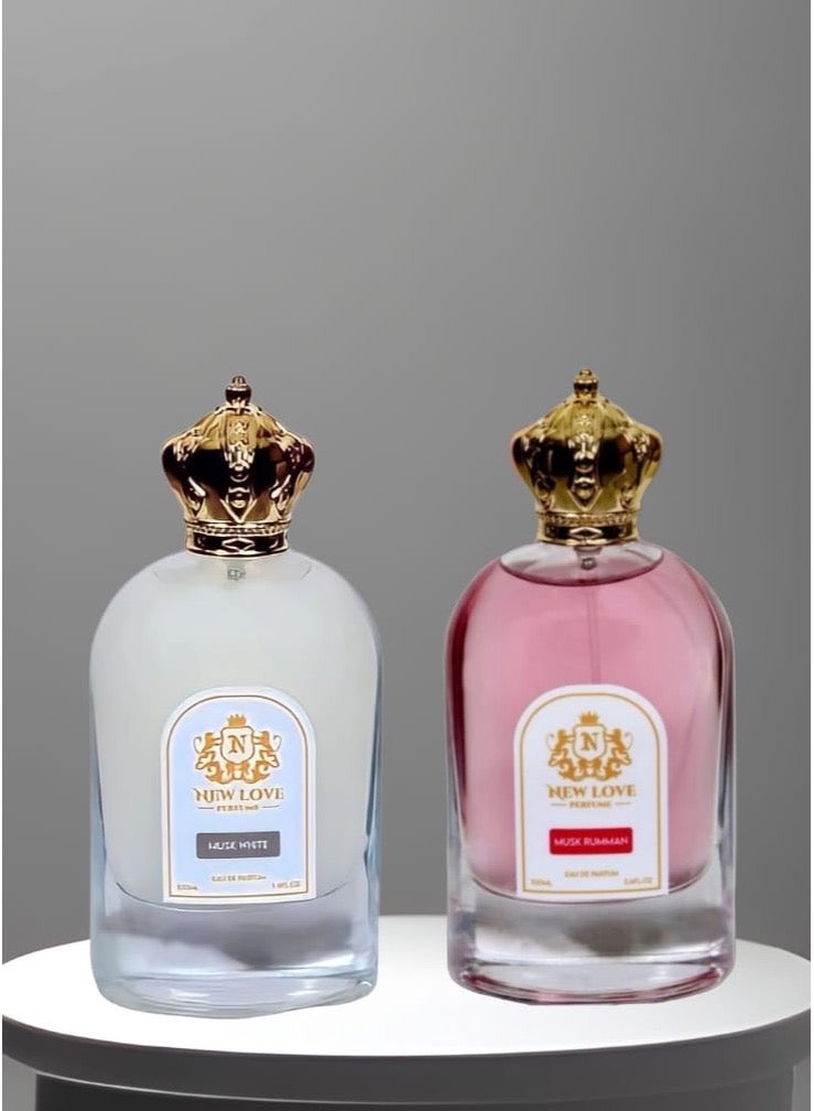 NEW LOVE Special Pomegranate Musk and White Musk Perfume Set 100ml EDP