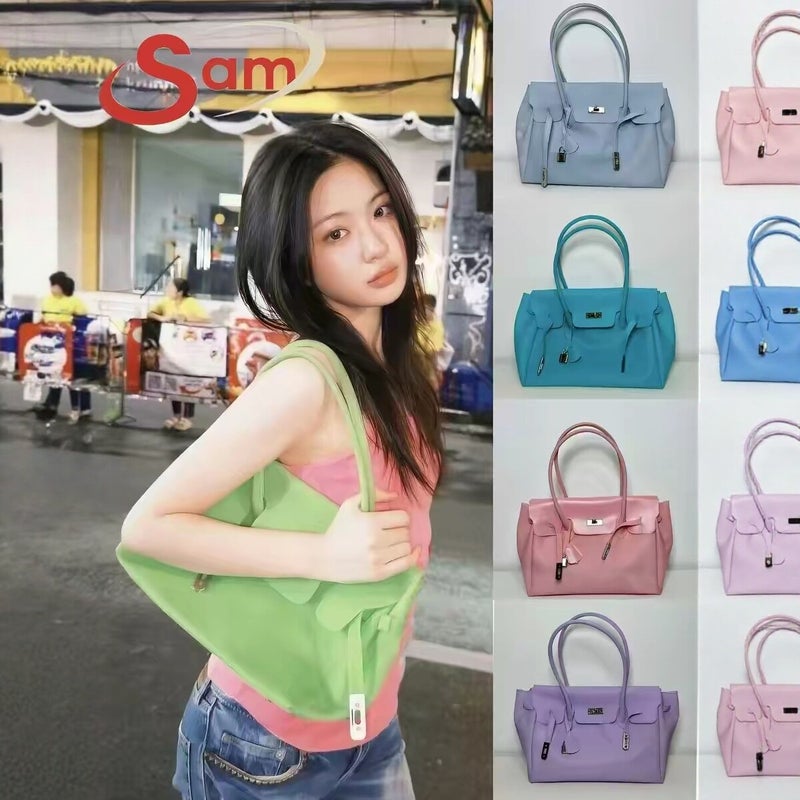 Women's Jelly Tote Shoulder Bag, Summer PVC Handbag - Image 1