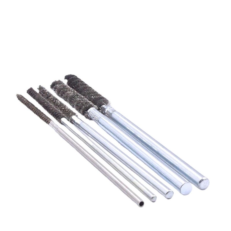 Wire Tube Brushes Φ1.5-10mm DIY Drill Brushes Stainless Steel Wire Bore Brush for Inner Diameter Deburring Polishing Cleaing Rust Removal(Diameter 2.5mm) - Image 3
