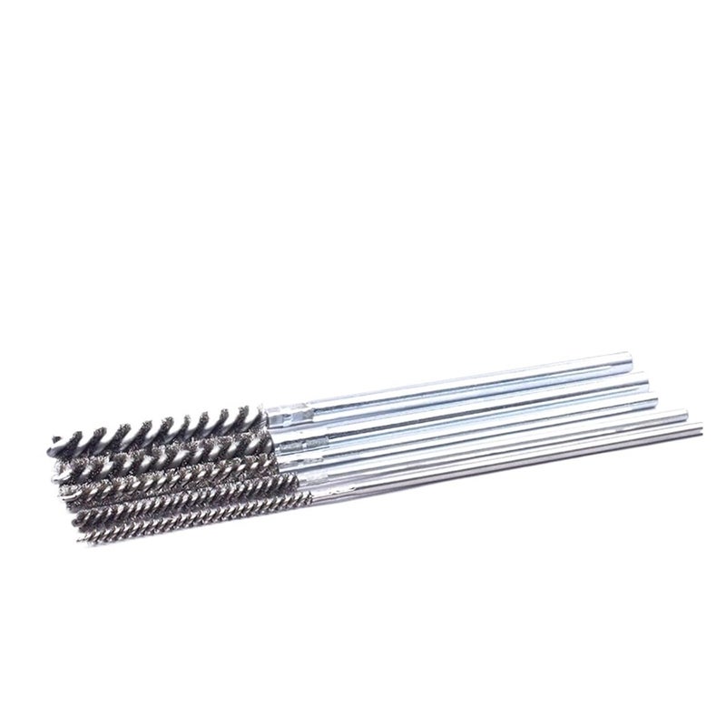 Wire Tube Brushes Φ1.5-10mm DIY Drill Brushes Stainless Steel Wire Bore Brush for Inner Diameter Deburring Polishing Cleaing Rust Removal(Diameter 2.5mm) - Image 4