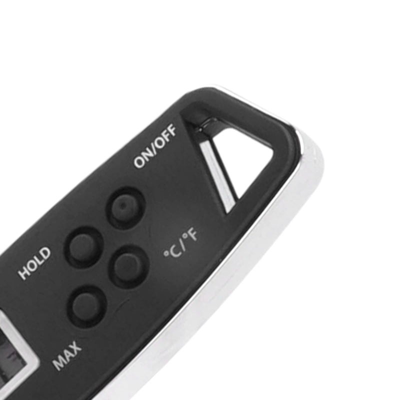 Black Digital Food Thermometer for Meat Grilling ABS Material 4 Second Quick Read Max Temp Memory - Image 4