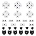 Micro Traders 3 Sets Conductive Silicon Button Pads Controller Button Replacement Repair Part Compatible with Sony Playstation 4 PS4 Controller - Image 3