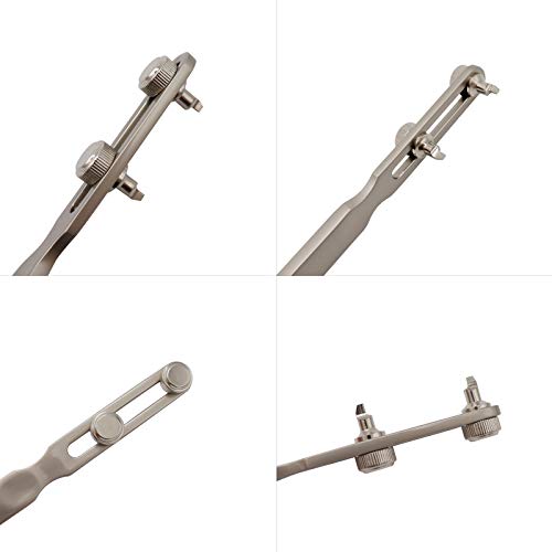 LYECUN Watch Back Remover Tool, Adjustable Watch Wrench for Threaded Back Covers - Image 4