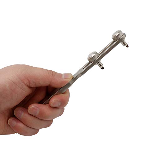 LYECUN Watch Back Remover Tool, Adjustable Watch Wrench for Threaded Back Covers - Image 3