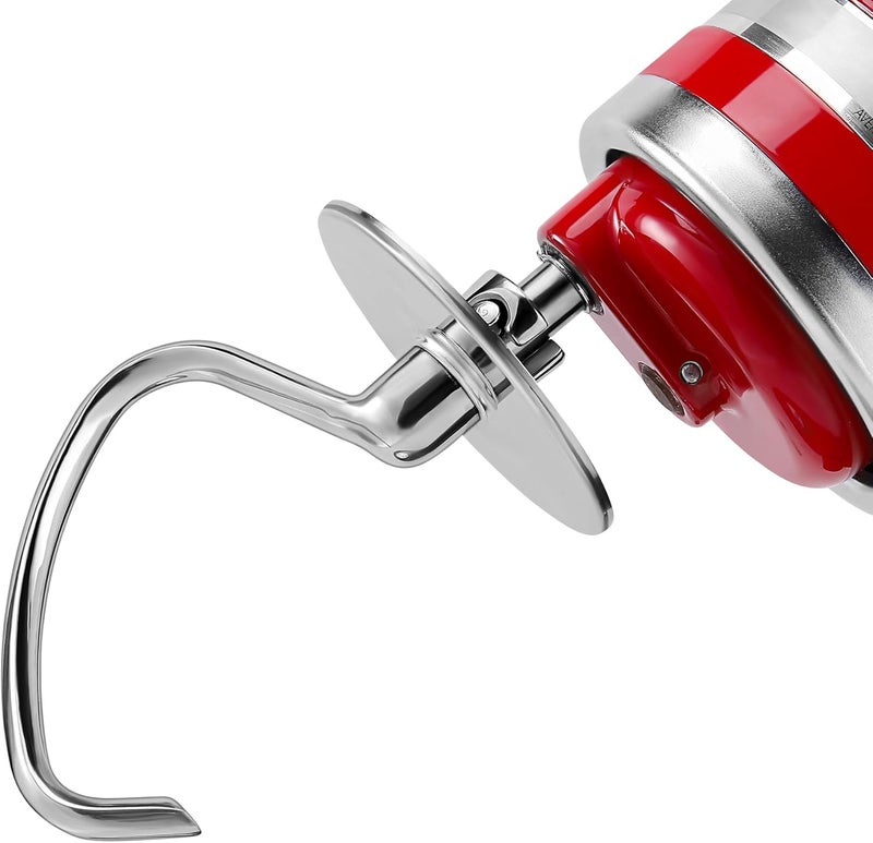 KINGEAGLE Stainless Steel Dough Hook & Flat Beater Attachments for KitchenAid 4.5 QT Tilt-Head Stand Mixer, Dishwasher Safe Baking Attachments Set by - Image 4