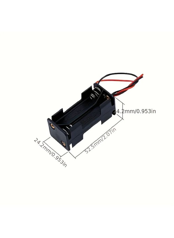 4 Pack No 7 Battery Holder 4 Section Back To Back Storage Box Organizer Compact - Image 2