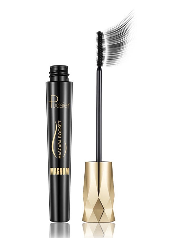 pudaier 4D Silk Fiber Eye Black، سميك وممتد، متين، مقاوم للماء، مجعد ولا يلطخ، سائل عيون أسود  - Image 2