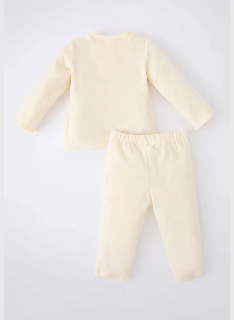 DeFacto 2 Pack BabyGirl Regular Fit Bike Neck Pyjamas
