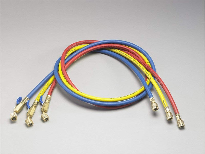 Yellow Jacket 29985 - Plus II 1/4" Hose with Compact Ball Valve End, 60" Length - Image 5