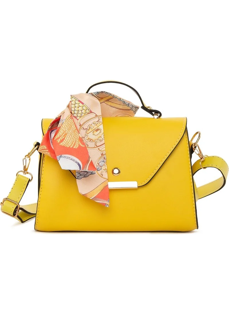 باجموري Yellow Covered Shawl Hanger Bag