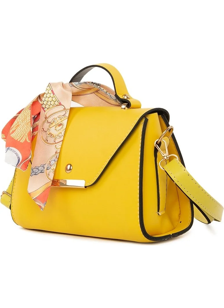 باجموري Yellow Covered Shawl Hanger Bag