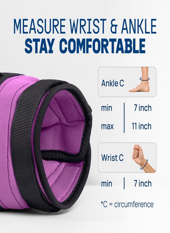 Yes4All Adjustable Wrist & Ankle Weights 3.5/5 LB Pair, Leg Weights for Women & Men, Weighted Arm Bands with Removable Sandbags for Fitness, Pilates, Walking, Strength Training - Versatile Colors - Image 3
