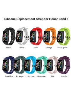 I47 Replacement Band for Honor Band 6 Smart Watch Silicone Wristband with Adjustable Sizes, Multiple Colors  - Image 3