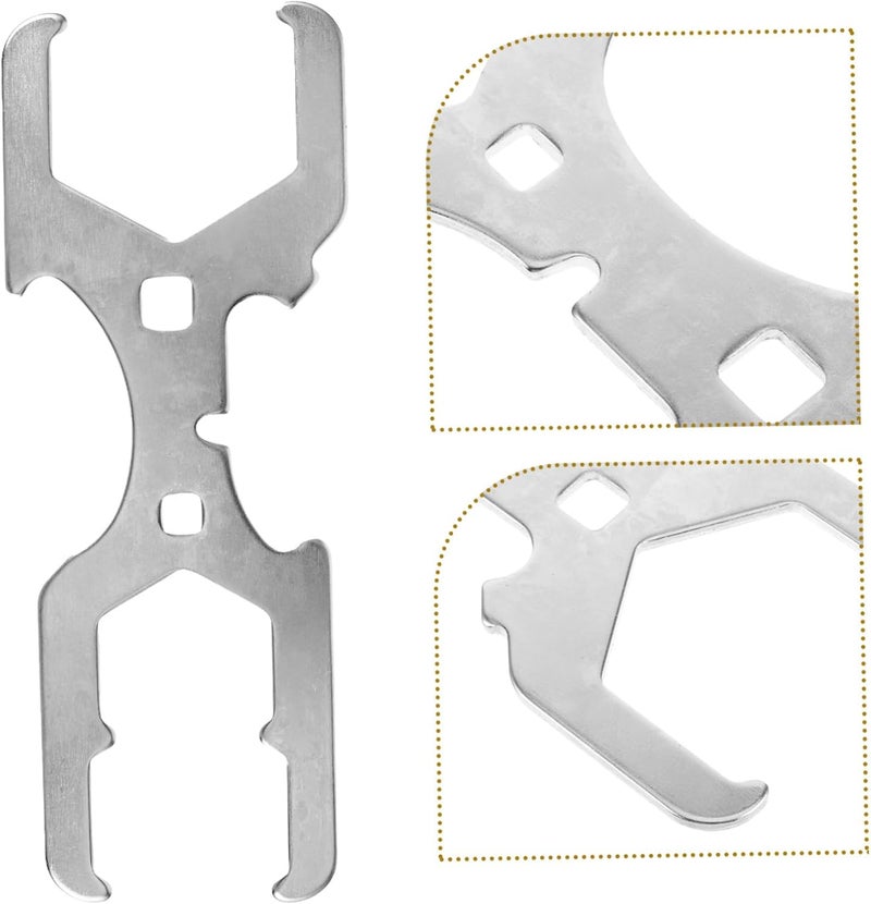 UKCOCO Multi-Function Sink Repair Wrench for Plumbers Heavy-Duty Steel Construction for Bathroom and Kitchen Use Tap Wrench Tool for Disassembly and Assembly - Image 4