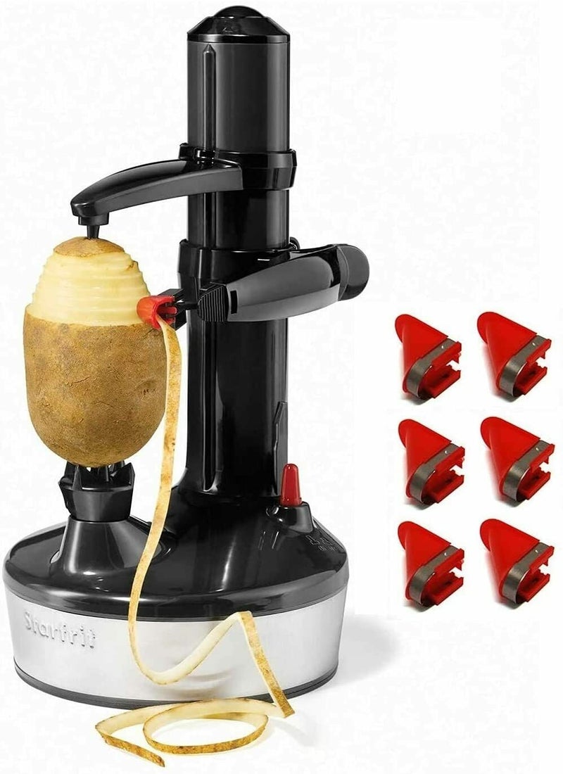 Starfrit This item Starfrit Rotato Express 2.0 + 6 Replacement Blades | Updated Model - Electric Peeler (Black)  - Image 1