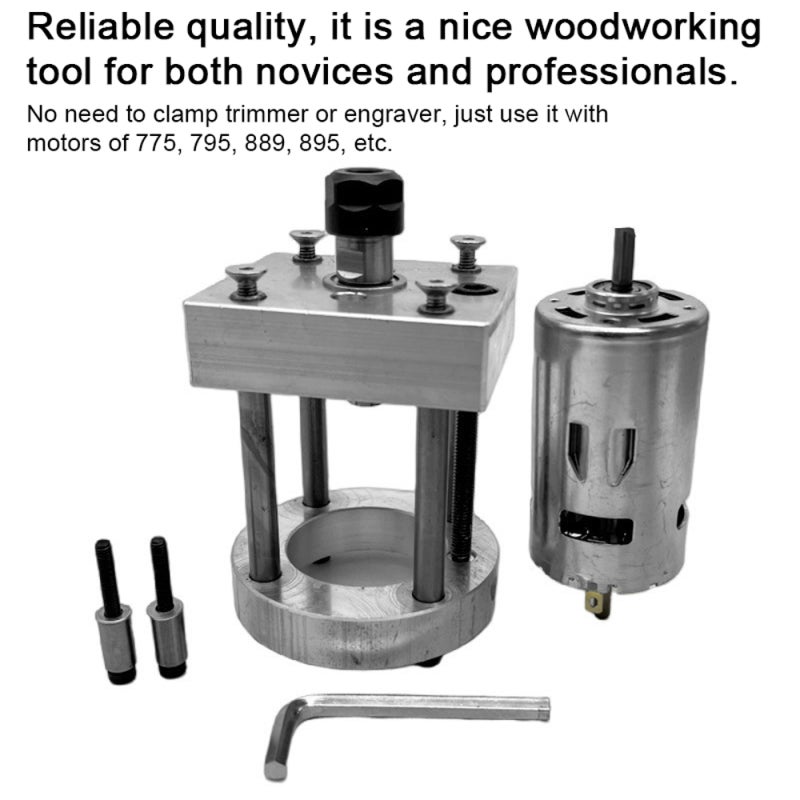 Router Lift Table: 50mm Lifting Height High-quality Aluminum Alloy Sturdy Durable - Wear & Corrosion Resistant Router Lift for Woodworking Novices and Professionals - Image 3