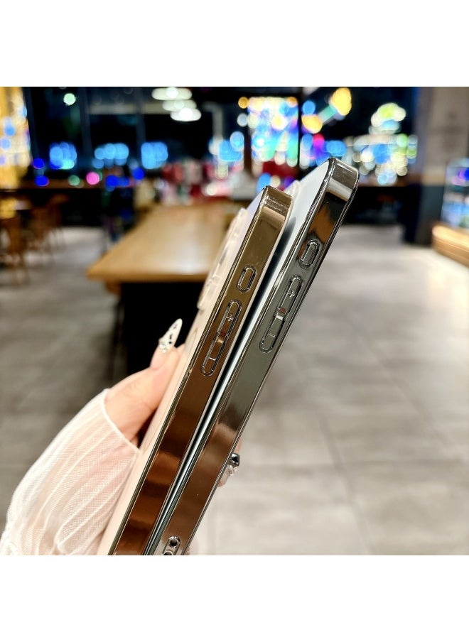 ماركة غير محددة مناسبة لهاتف Iphone 16، حافظة هاتف محمول بحلقة مغناطيسية رفيعة لهاتف Iphone15 Advanced Sense، غطاء حماية بلوري مطلي باللون الأصلي، 14-اللون: ذهبي صحراوي - نماذج قابلة للتطبيق: لهاتف Iphone 15 Pro Max  - Image 4