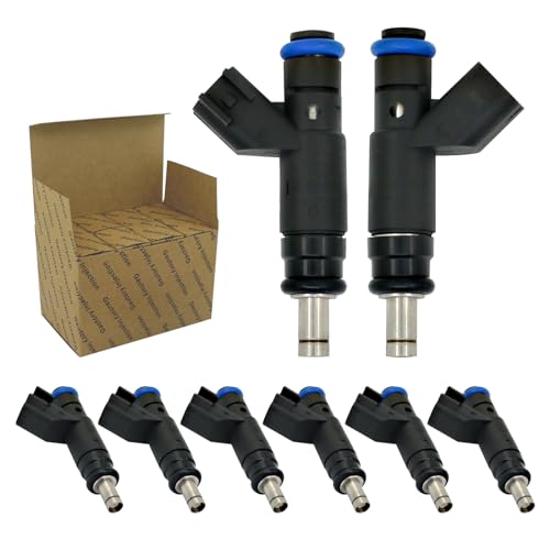 Gautory Fuel Injector Fit for Dodge Charger 57L 20062009 Ram 1500 47L 20082013 Dakota 47L 20082011 for Jeep Commander 20062009 Grand Cherokee 20052008 4591851AA 4591851AB 04591851AA FJ731 - Image 1
