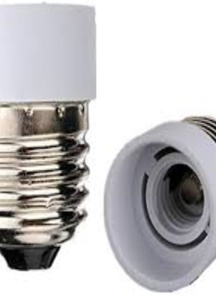 KNP E27 to E14 Bulb Holder Pack of 1 provides a convenient solution for converting E27 (medium Edison screw) sockets to E14 (small Edison screw) sockets.