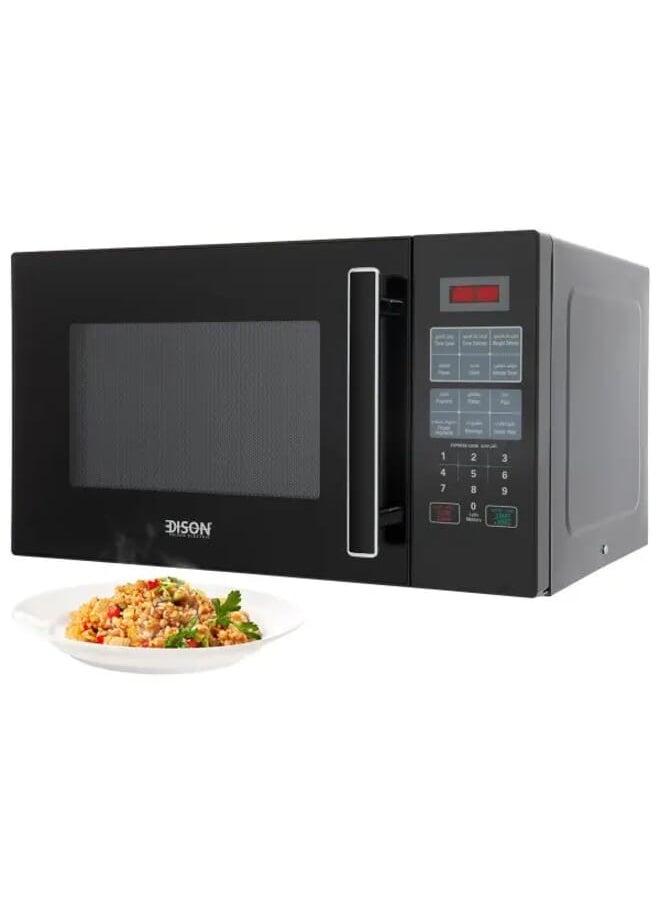 EDISON Black Microwave 11Heat Levels  - Image 4