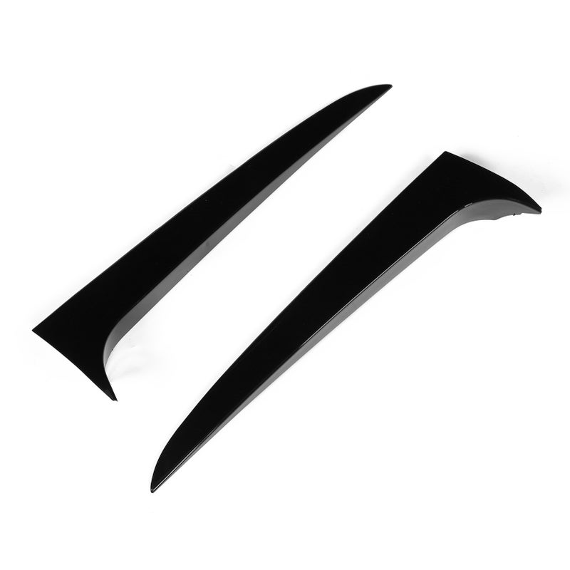 2pcs Rear Window Side Spoiler Canard Wing Glossy Black Replacement for X3 F25 2011-2017 - Image 1