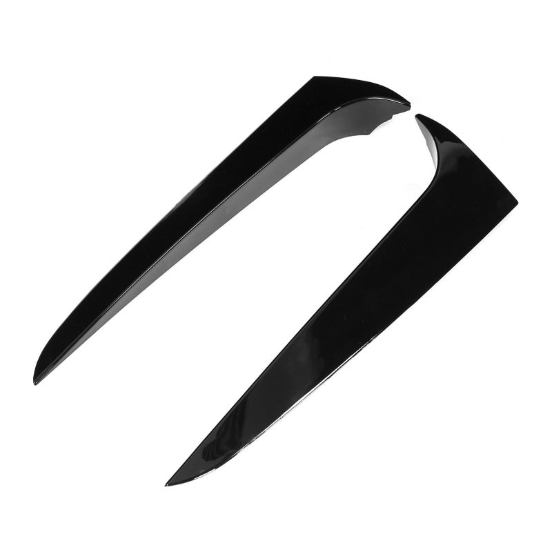 2pcs Rear Window Side Spoiler Canard Wing Glossy Black Replacement for X3 F25 2011-2017 - Image 4