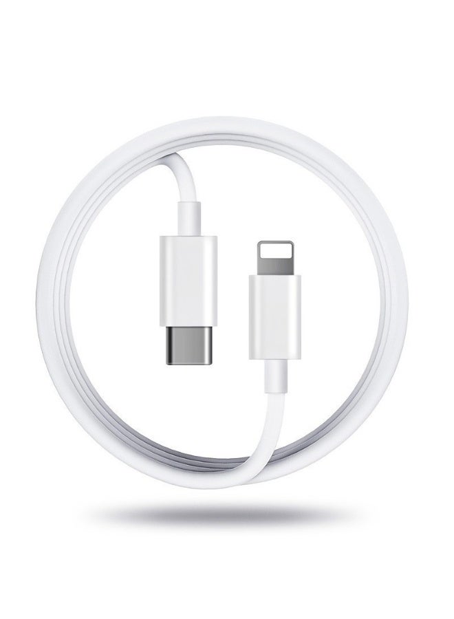 سيستار محول طاقة USB-C ثلاثي الأطراف بقوة 20 وات (لشواحن iPhone) - يأتي مع كابل بيانات بطول 2 متر - Image 3