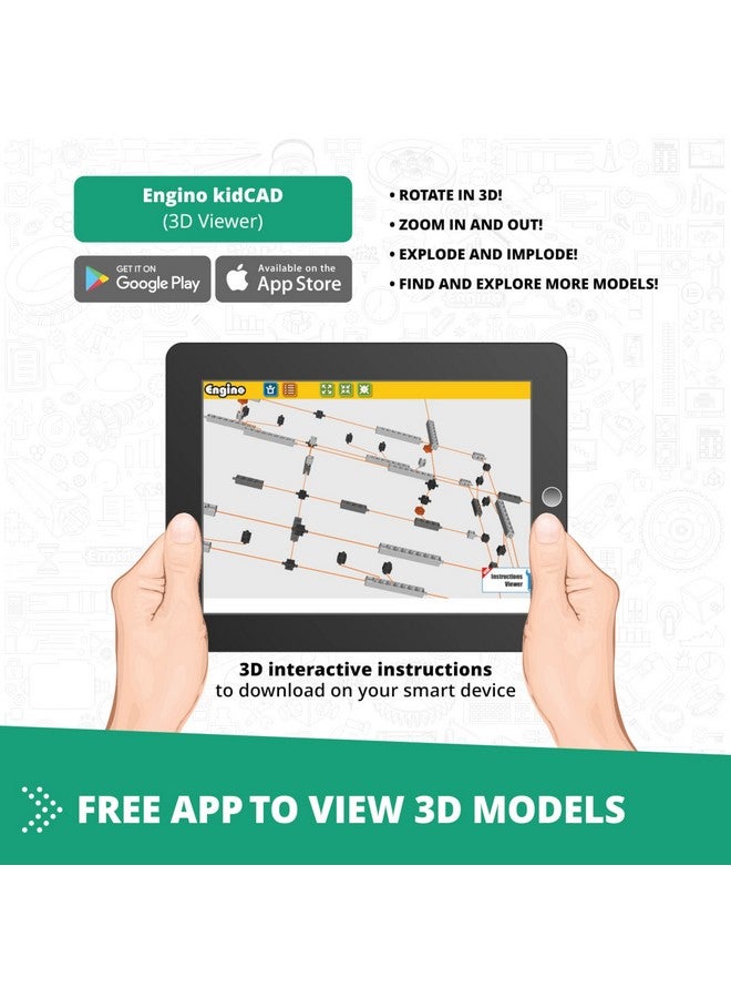 Engino Stem Toys, Construction Toys for Kids 9+, Mechanics: Levers, Linkages & Structures, Gifts for Boys & Girls (16 Model Options) - Image 4