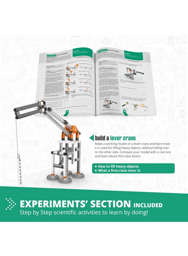 Engino Stem Toys, Construction Toys for Kids 9+, Mechanics: Levers, Linkages & Structures, Gifts for Boys & Girls (16 Model Options) - Image 5