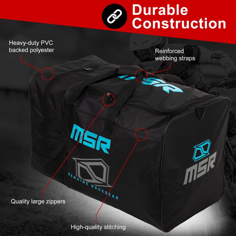 MSR Gear Bag, (Blue) â€“ Durable Storage Bag with Large Main Compartment and Carry Handles for Riding and Outdoor Equipment - Image 4