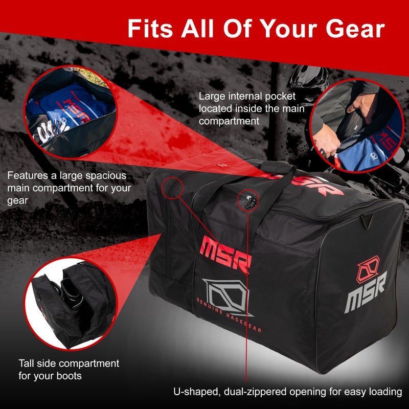 MSR Gear Bag, (Blue) â€“ Durable Storage Bag with Large Main Compartment and Carry Handles for Riding and Outdoor Equipment - Image 2