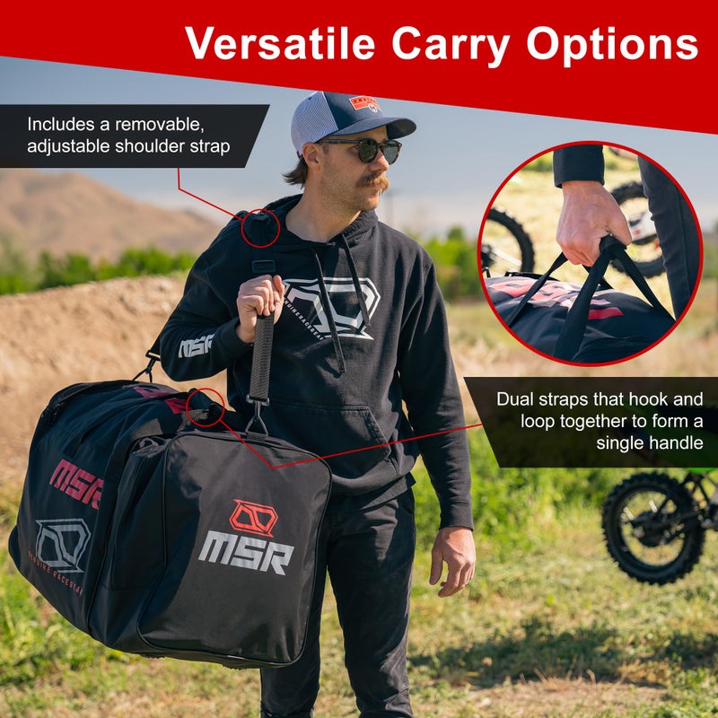 MSR Gear Bag, (Blue) â€“ Durable Storage Bag with Large Main Compartment and Carry Handles for Riding and Outdoor Equipment - Image 3