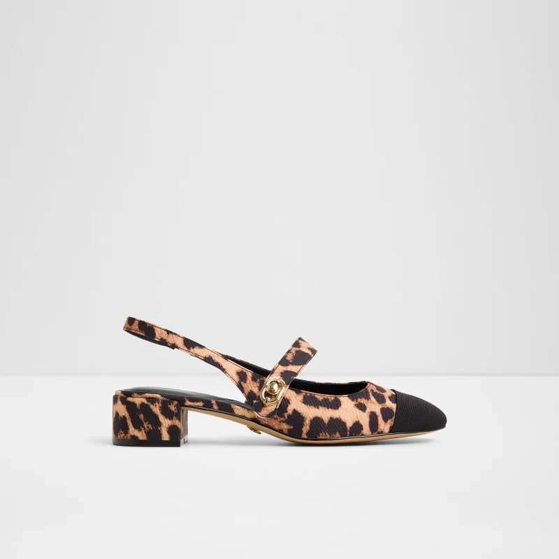 الدو AGATHE Animal Printed Slingback Heels