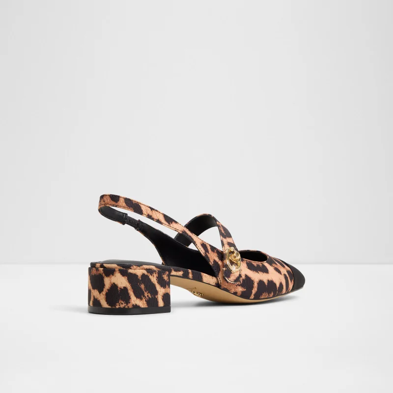الدو AGATHE Animal Printed Slingback Heels