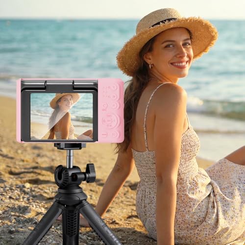 Tedubax Silicone Case for kodak pixpro C1 Digital Camera with 2PCS Screen Protector and Lanyard - (Pink) - Image 5